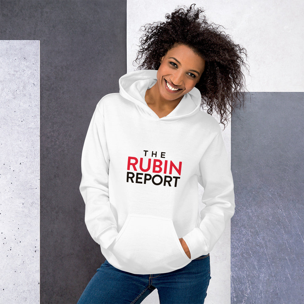 The Rubin Report Hoodie (White/Red)