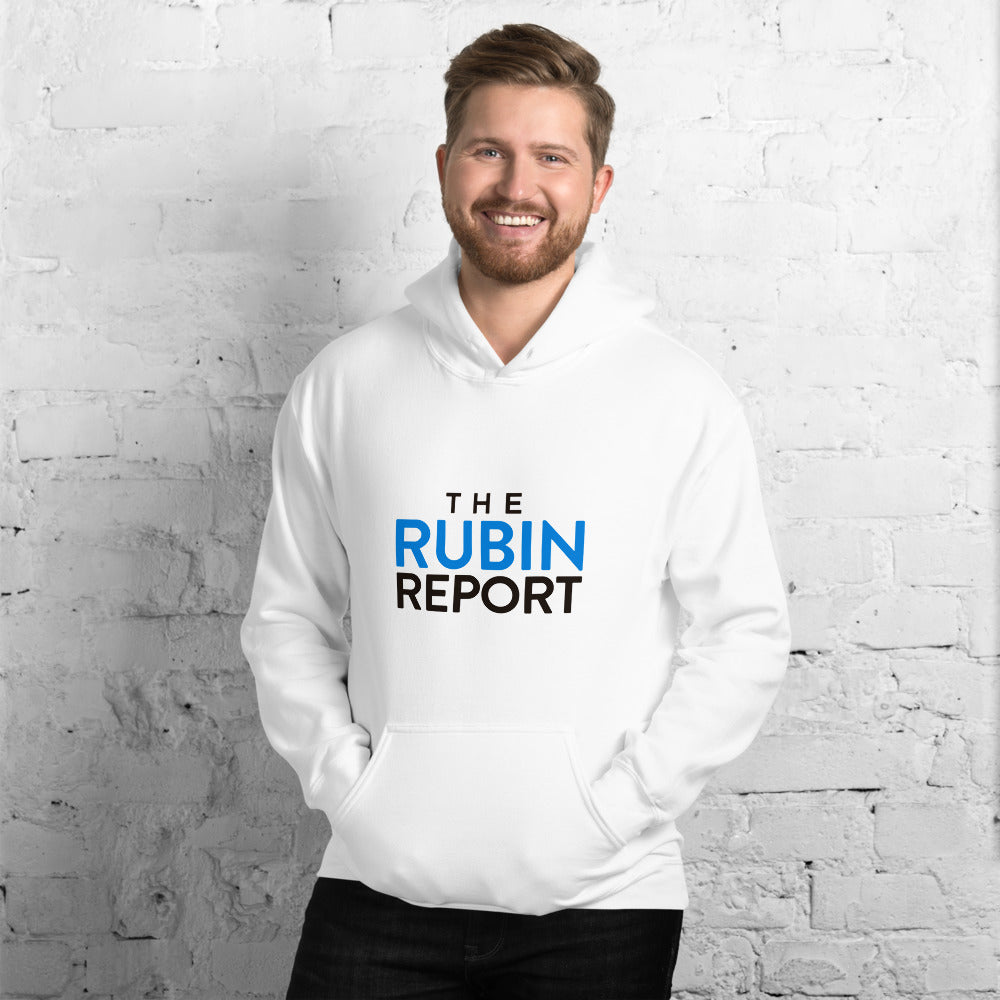 The Rubin Report Hoodie (White/Blue)