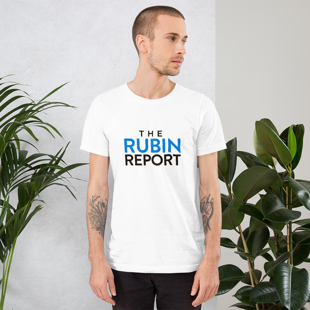The Rubin Report T-Shirt (White/Blue)