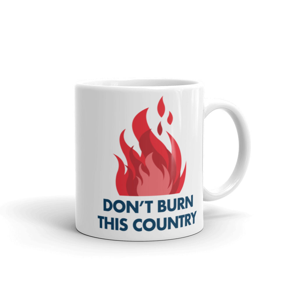 White glossy mug