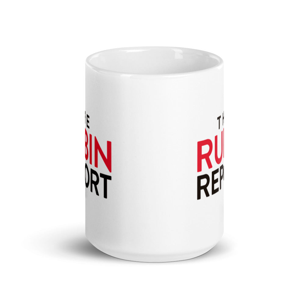 White glossy mug