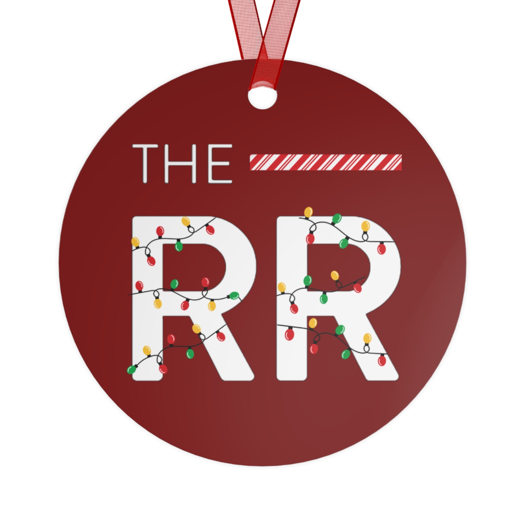 Rubin Report Red Christmas Ornament