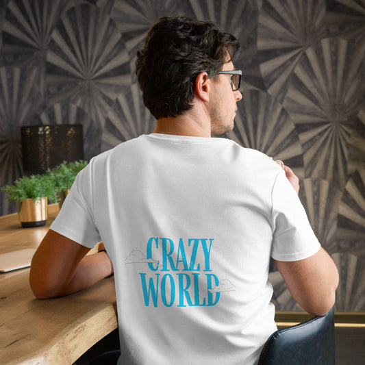 Crazy World White Tee