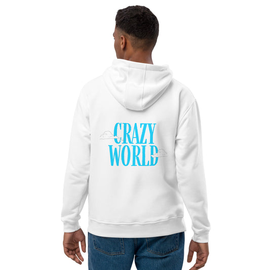 Crazy World White Hoodie