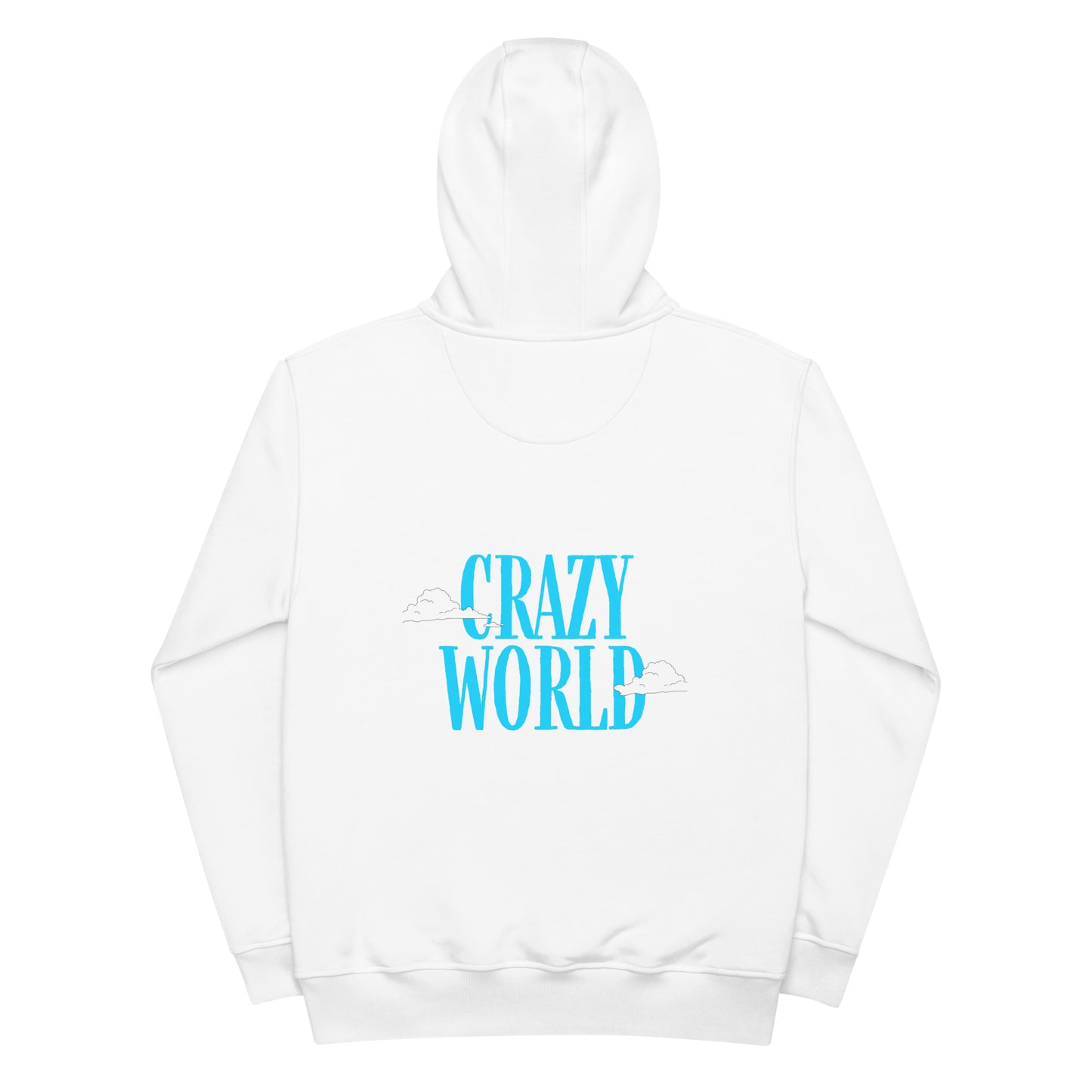 Crazy World White Hoodie