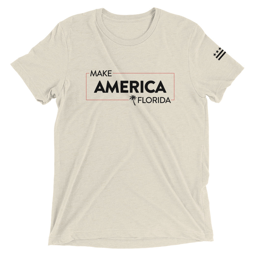 Make America Florida T-Shirt (Red/Black Text)