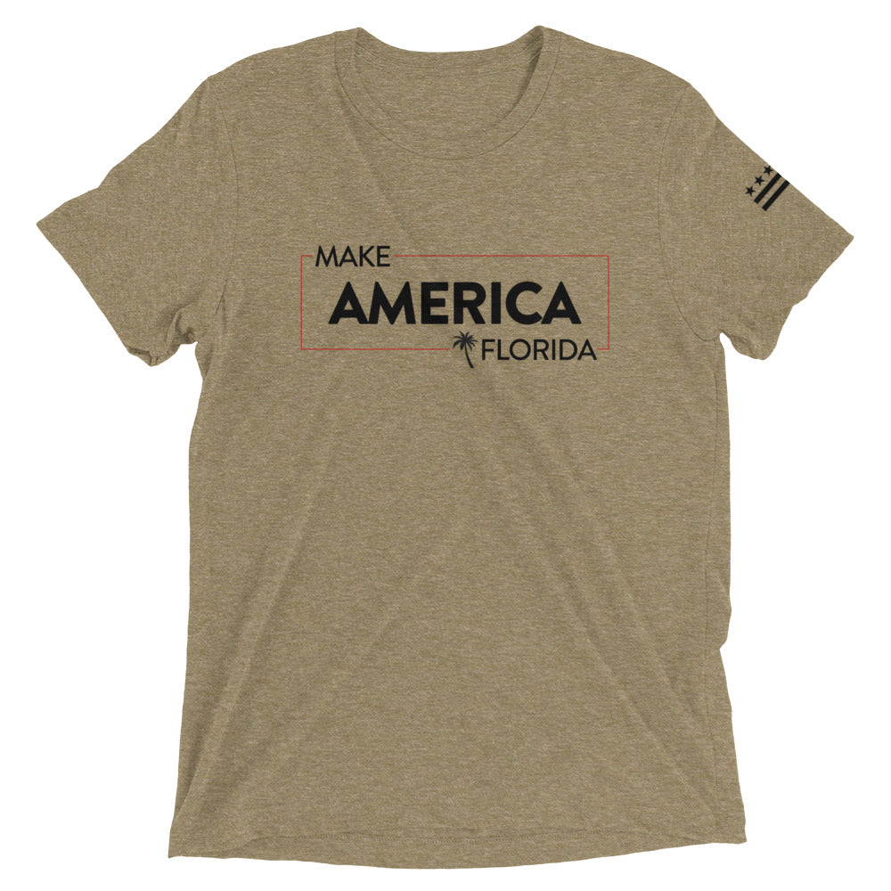 Make America Florida T-Shirt (Red/Black Text)