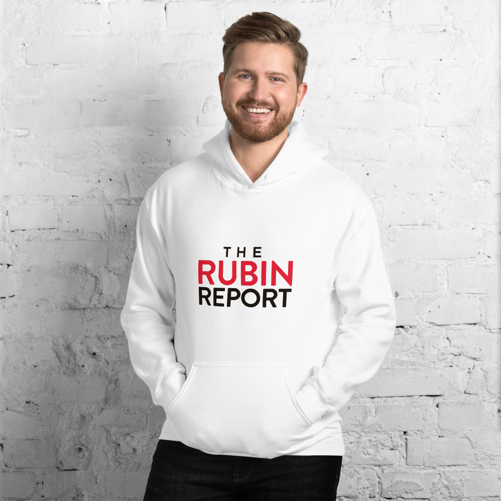The Rubin Report Hoodie (White/Red)