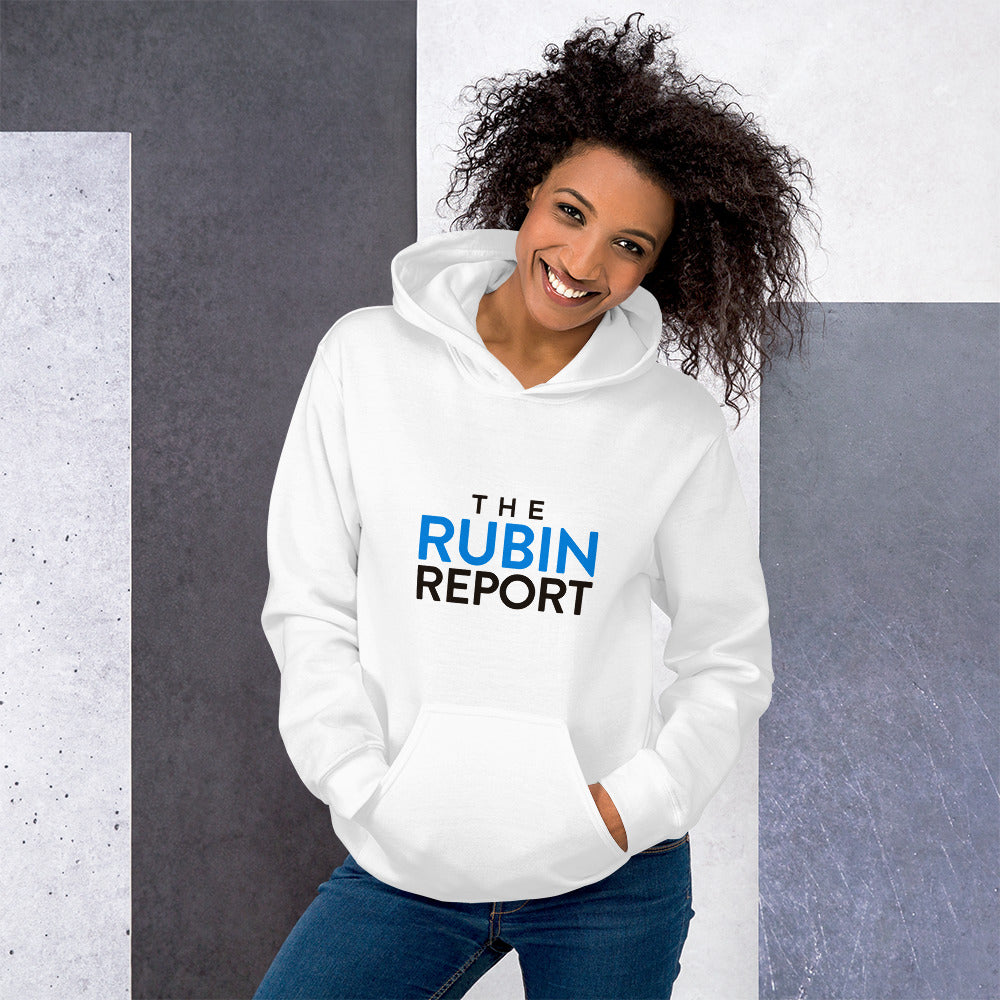 The Rubin Report Hoodie (White/Blue)