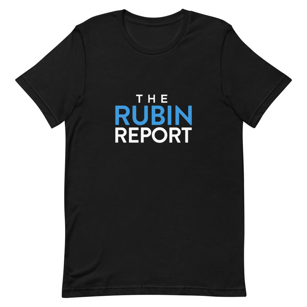 The Rubin Report Logo T-Shirt (Black/Blue)
