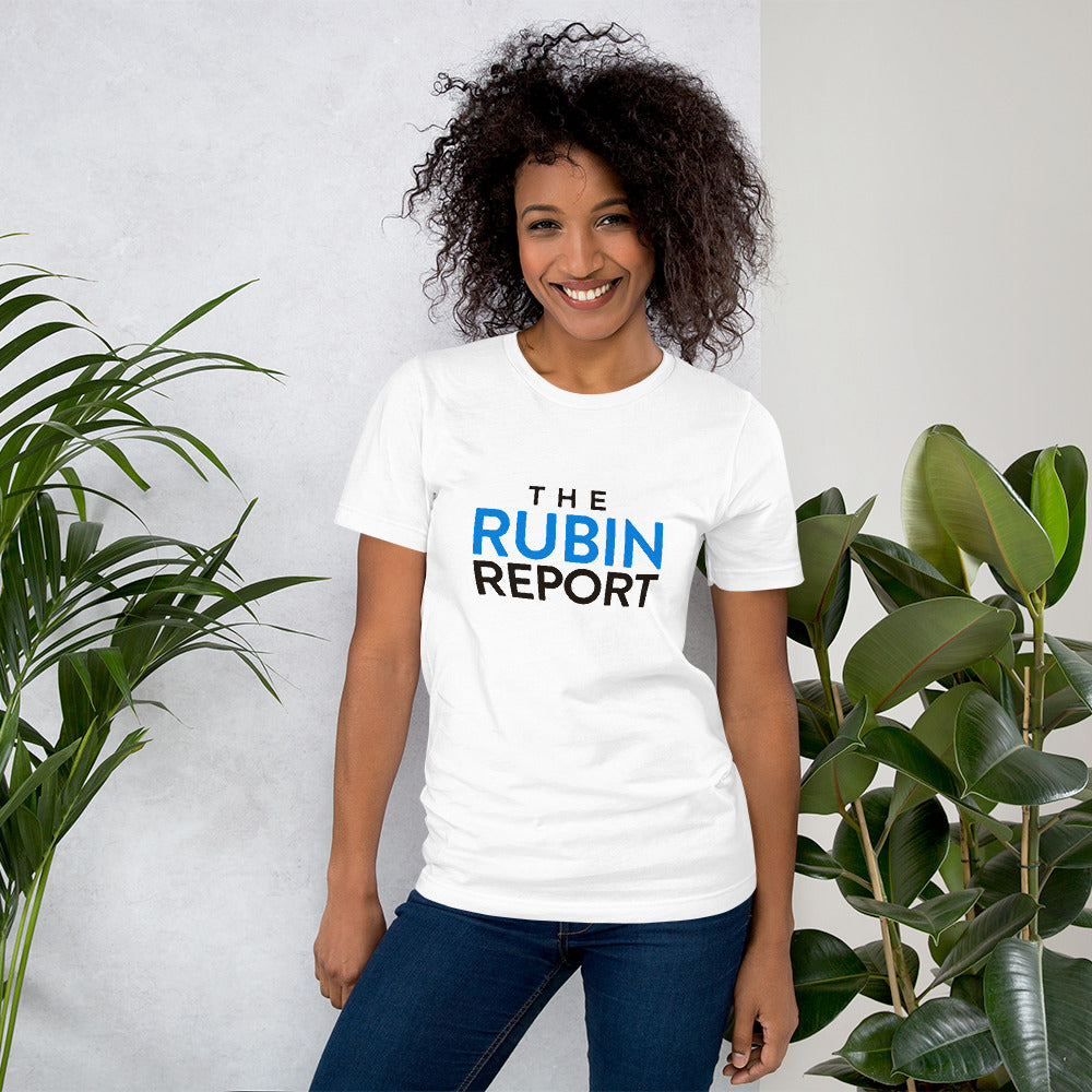 The Rubin Report T-Shirt (White/Blue)